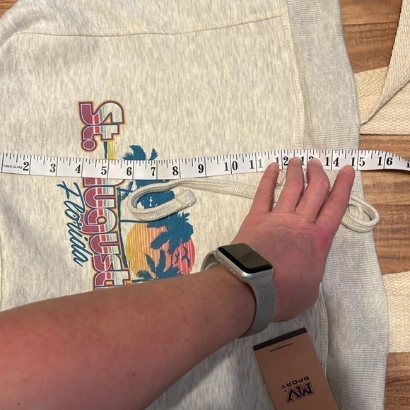 MV SPORT women’s tote shoulder bag graphic St Augustine Florida sweatshirt - Picture 6 of 10